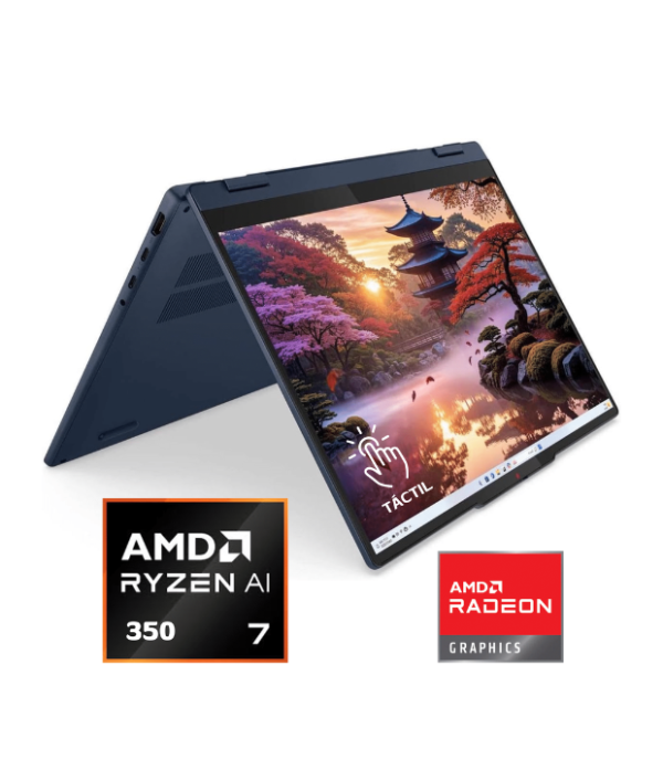 Laptop Lenovo 2 En 1 360 Grados Amd Ai Ryzen 7